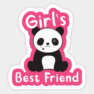 Girl's Best Friend Sticker